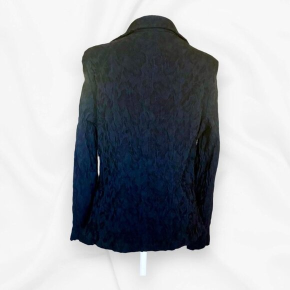 SOHO Apparel Ltd Black Textured Knit Blazer - Large - Corpcore, Normcore, Busine - Picture 3 of 9